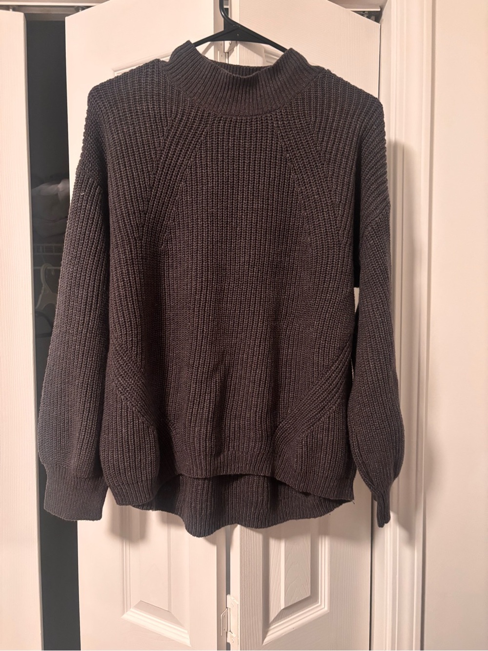 Old Navy Charcoal Crewneck Turtleneck Sweater